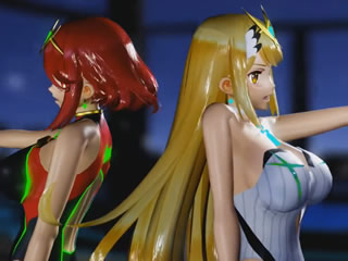 H漫畫 Mmd Sex Xenoblade Pyra and Mythra